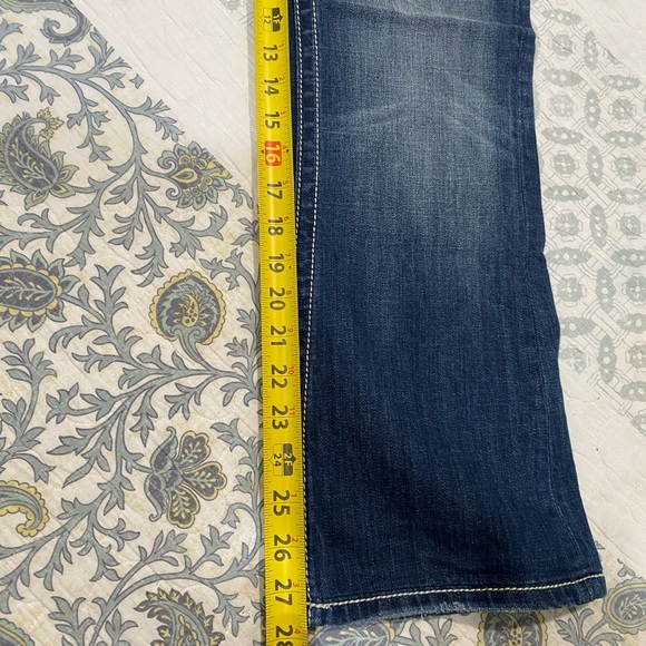 Miss me jeans boot cut hemmed short bling pockets sequins 29 - Picture 13 of 13